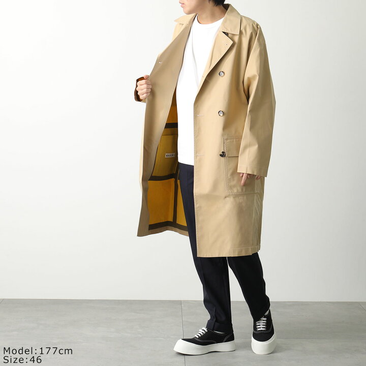 楽天市場】MARNI マルニ チェスターコート TUMU0059QT S52718 メンズ 