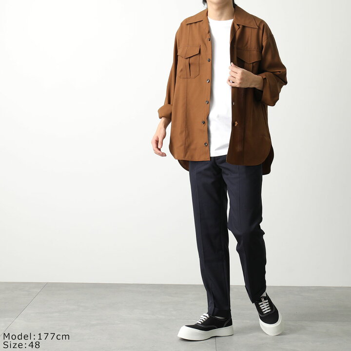 楽天市場】MARNI マルニ シャツ CUMU0085A0 S45455 メンズ 長袖 ウール 