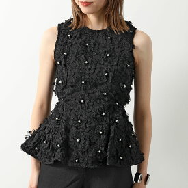 Sister Jane シスタージェーン トップス Samara Floral Top TOD092 レディース ノースリーブ ブラウス 花柄 フラワー ビーズ 刺繍 Coal-Black【po_fifth】