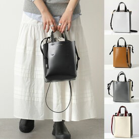 MARNI マルニ トートバッグ MUSEO ミュゼオ ミニ SHMP0039Y0 SHMP0039Y2 LV639 レディース レザー ショルダーバッグハンドバッグ 巾着付き 鞄 カラー8色