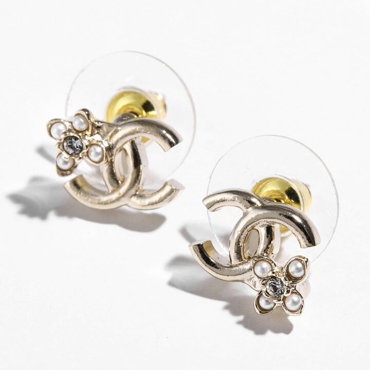 楽天市場】CHANEL シャネル ピアス ABC107 B14702 レディース ココ 