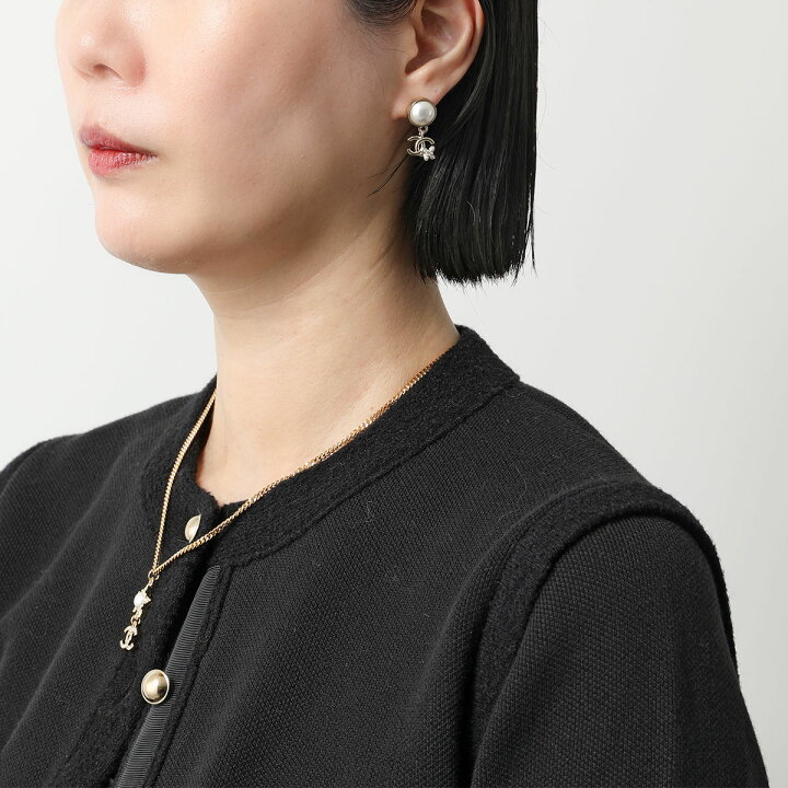 楽天市場】CHANEL シャネル ピアス ABC105 B14702 レディース ココ 