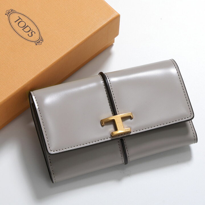 楽天市場】TODS トッズ 三つ折り財布 T TIMELESS Tタイムレス 