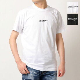 DSQUARED2 ディースクエアード 半袖 Tシャツ Mini Logo Cool T-Shirt S74GD0946 S23009 メンズ クルーネック カットソー ロゴT コットン カラー2色