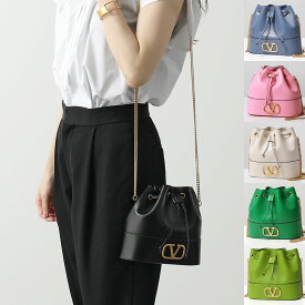 VALENTINO ヴァレンティノ ショルダーバッグ XW2 1W2 2W2 2W0 3W2 3W0 4W2 P0T83HPF レディース チェーンバッグ 巾着 ポシェット レザー Vロゴメタル 鞄 カラー8色