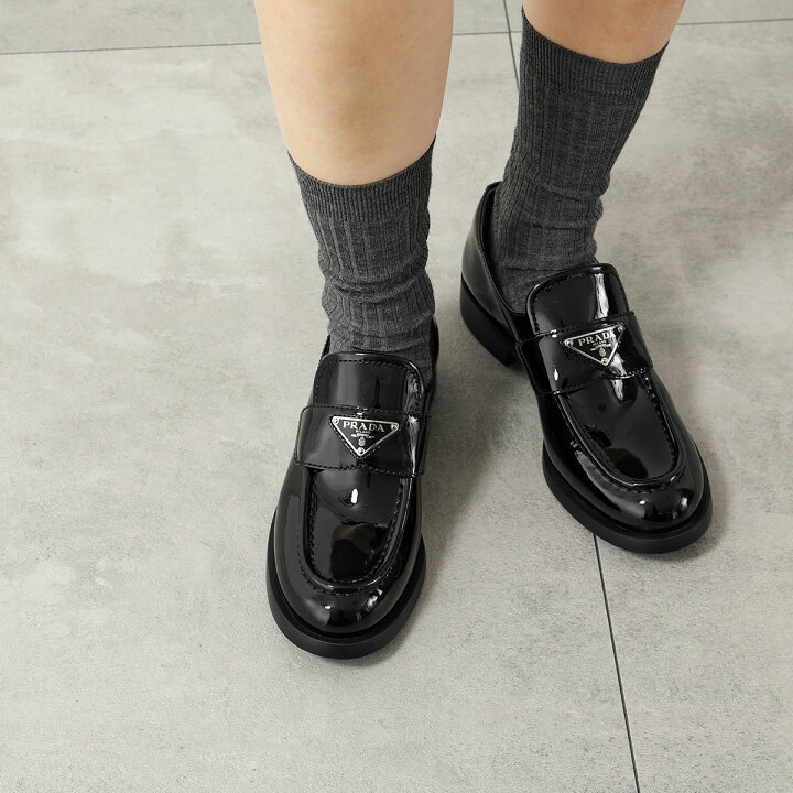 楽天市場】 PRADA プラダ ローファー 1D329N 069 レディース パテント  