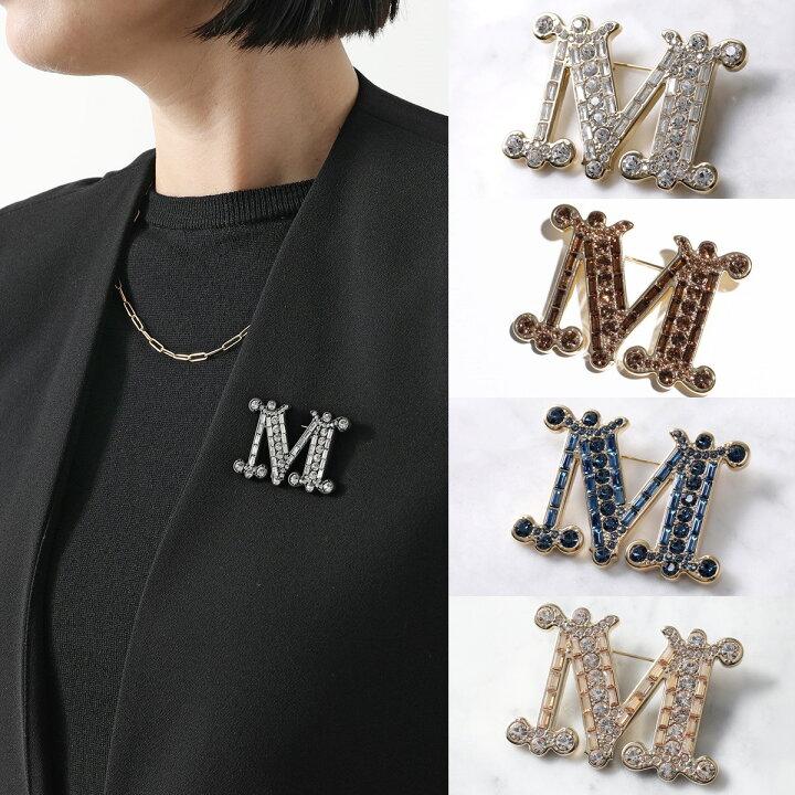 楽天市場】MAX MARA マックスマーラ ブローチ BATH2 MBROOCH 