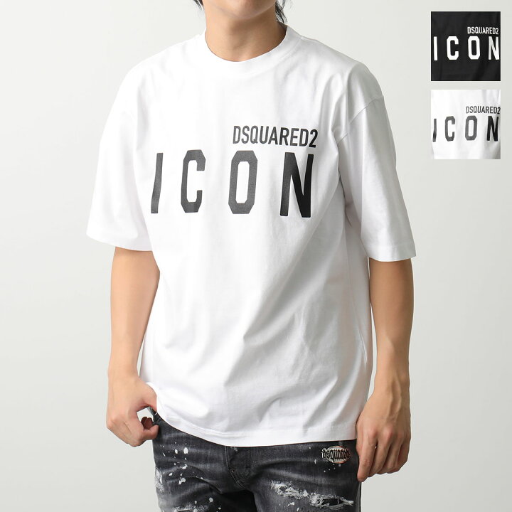 楽天市場】DSQUARED2 ディースクエアード Tシャツ BE ICON LOOSE FIT T 