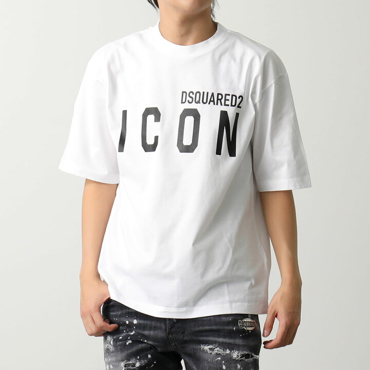 楽天市場】DSQUARED2 ディースクエアード Tシャツ BE ICON LOOSE FIT T 
