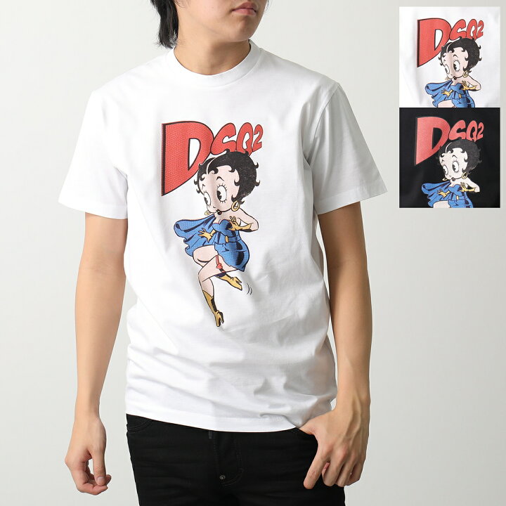 楽天市場】DSQUARED2 ディースクエアード Tシャツ BETTY BOOP COOL FIT 