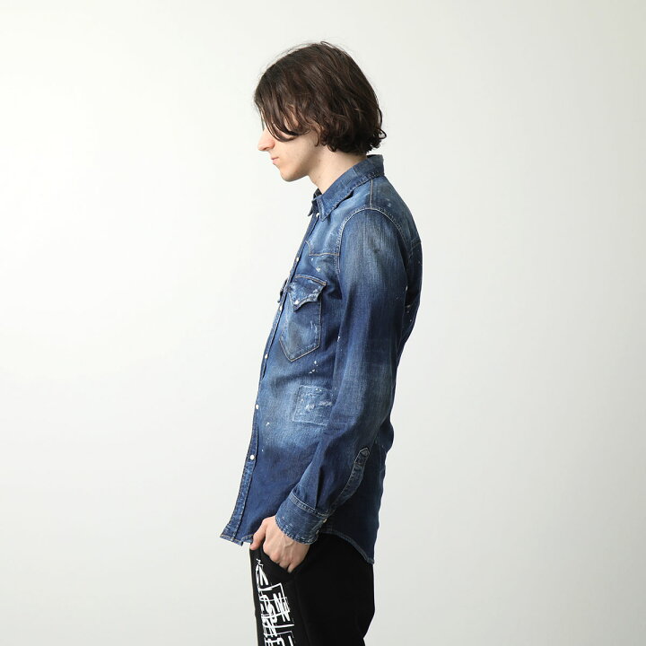 楽天市場】DSQUARED2 ディースクエアード デニムシャツ FASHION  