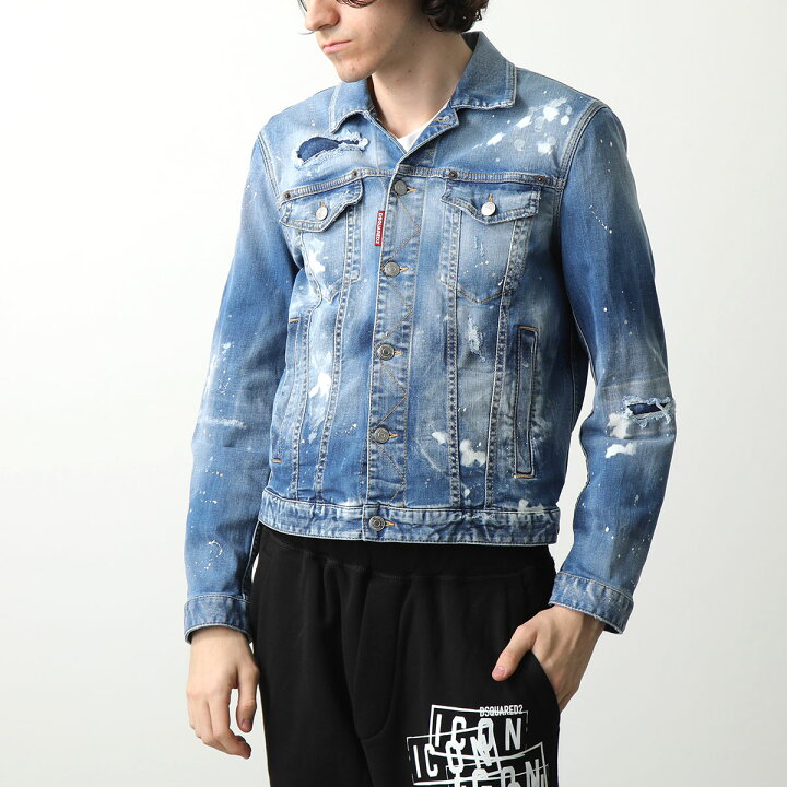 楽天市場】DSQUARED2 ディースクエアード デニムジャケット DAN JEAN  