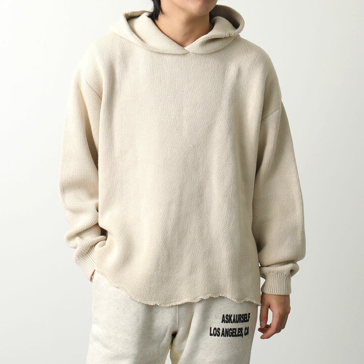 楽天市場】ASKYURSELF アスクユアセルフ パーカー DESTROYER KNIT 