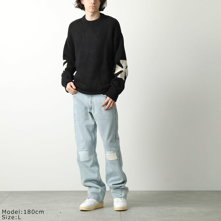 楽天市場】ASKYURSELF アスクユアセルフ ニット CHUNKY CROSS KNIT 