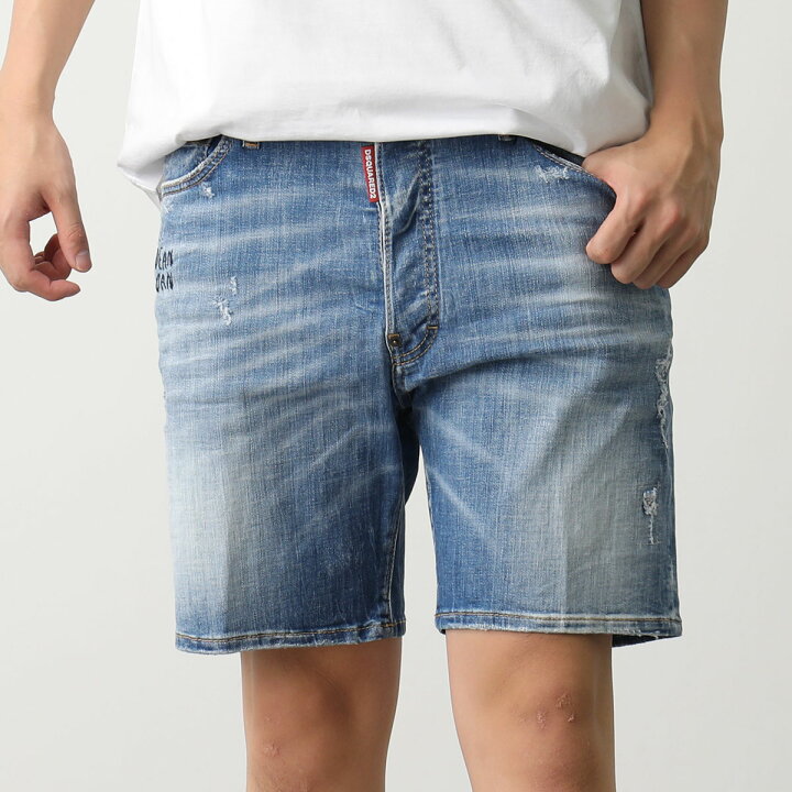 楽天市場】DSQUARED2 ディースクエアード ハーフパンツ MARINE SHORTS 