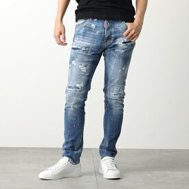 DSQUARED2 ディースクエアード ジーンズ COOL GUY JEANS クールガイ S74LB1443 S30789 メンズ デニムパンツ ダメージ加工 ユーズドウォッシュ ストレッチ 470【po_sannn】