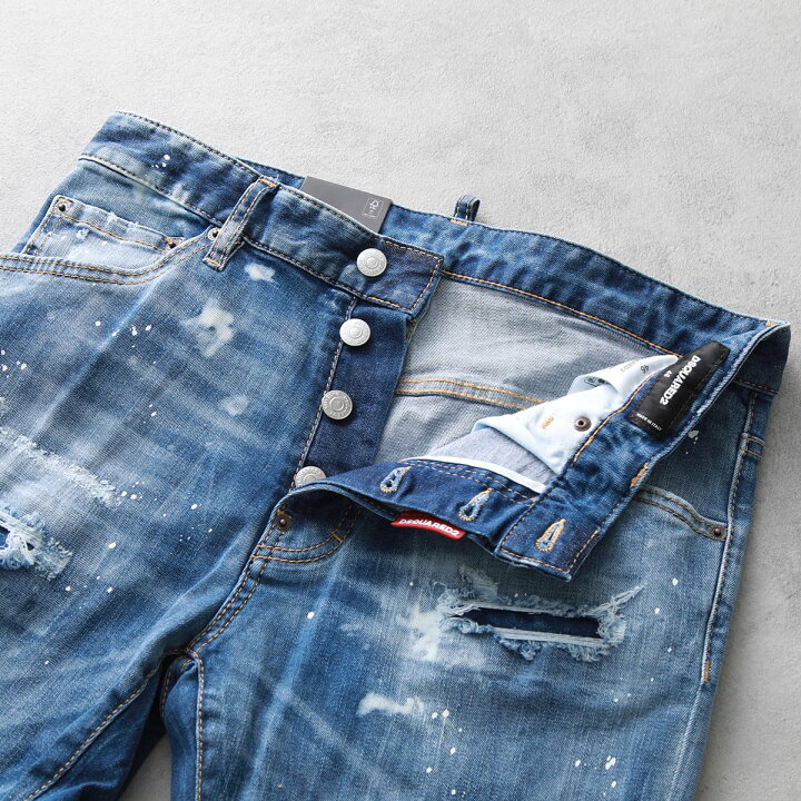 楽天市場】DSQUARED2 ディースクエアード ジーンズ COOL GUY JEANS 