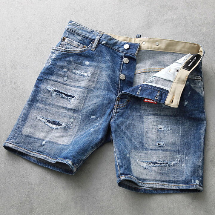 楽天市場】DSQUARED2 ディースクエアード ハーフパンツ MARINE SHORTS 