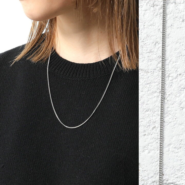 楽天市場】TOMWOOD トムウッド ネックレス Curb Chain Slim 20.5inch 
