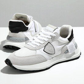 PHILIPPE MODEL フィリップモデル スニーカー ANTIBES LOW ATLD W002 レディース ローカット レザー×ファブリック シューズ 靴 BLANC【po_fifth】