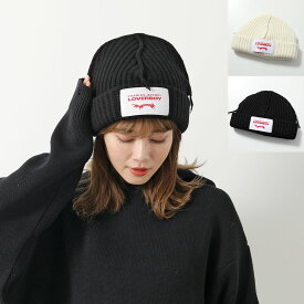 CHARLES JEFFREY LOVERBOY チャールズジェフリーラバーボーイ ニット帽 LABEL BEANIE レディース 43130901 43130902 ビーニー 帽子 カラー2色