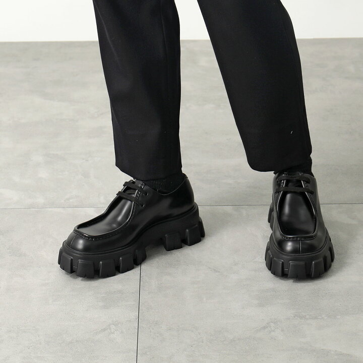 楽天市場】PRADA プラダ ダービーシューズ Monolith モノリス 2EE355 