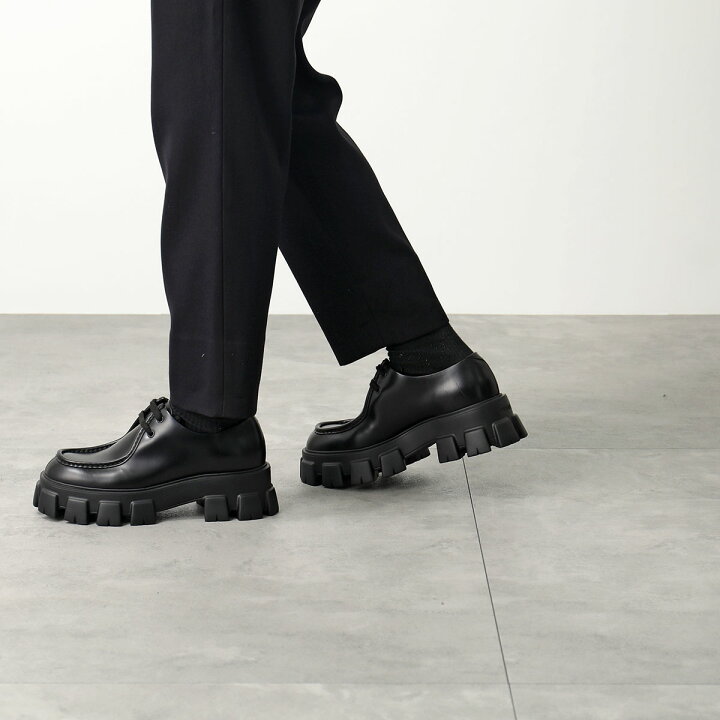 楽天市場】PRADA プラダ ダービーシューズ Monolith モノリス 2EE355 