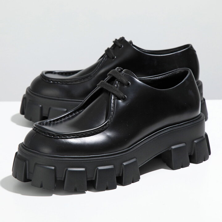 楽天市場】PRADA プラダ ダービーシューズ Monolith モノリス 2EE355 
