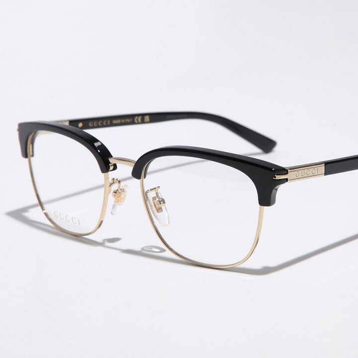 楽天市場】GUCCI グッチ メガネ GG1901OA メンズ ハーフリム型 ロゴ 