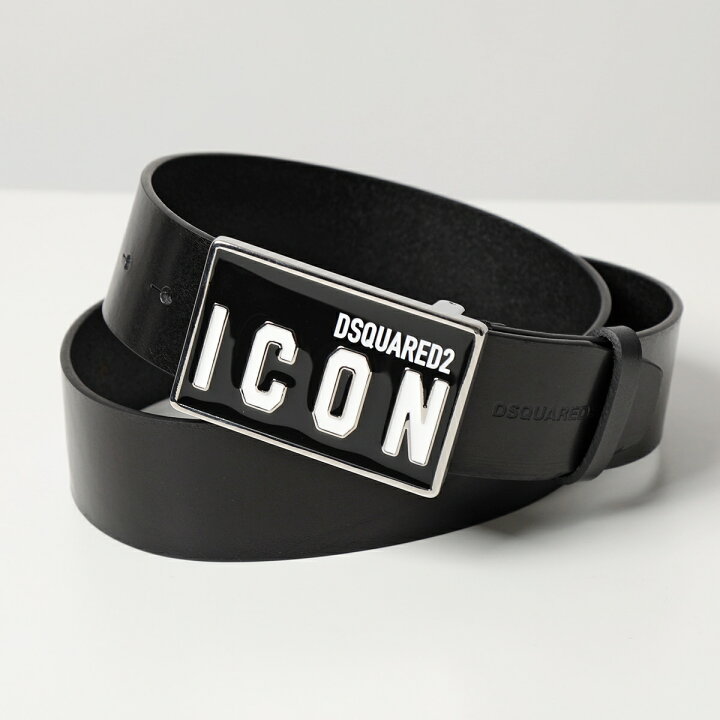 楽天市場】DSQUARED2 ディースクエアード ベルト Icon Plaque Leather 