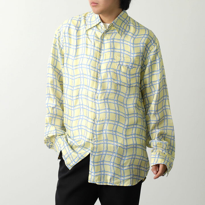 楽天市場】MARNI マルニ シャツ CUMU0001A0 S52286 メンズ シルク 長袖 