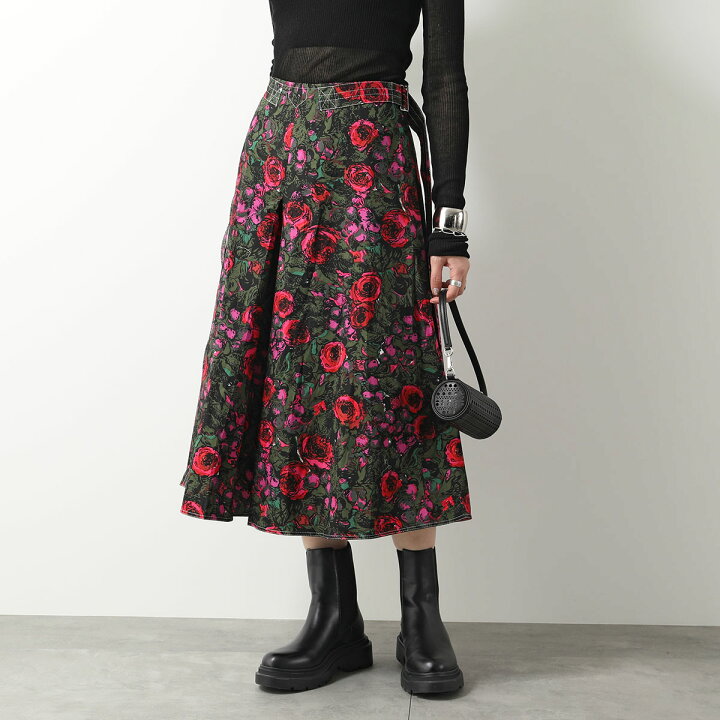 楽天市場】MARNI マルニ フレアスカート GOMA0186A1 TCW41 レディース 