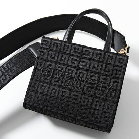 GIVENCHY ジバンシィ ショルダーバッグ G-TOTE MINI BB50N0B18Z レディース ハンドバッグ キャンバス ロゴ刺繍 鞄 001/BLACK
