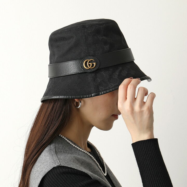 楽天市場】GUCCI グッチ バケットハット 576587 4HG53 メンズ ダブルG 