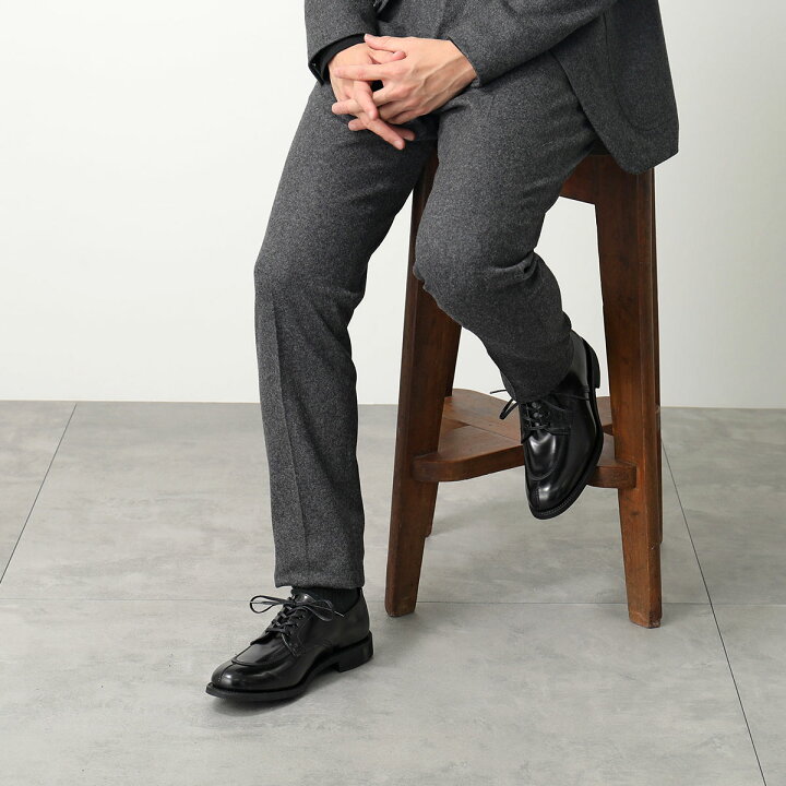 楽天市場】Sanders サンダース レザーシューズ Military Apron Front  