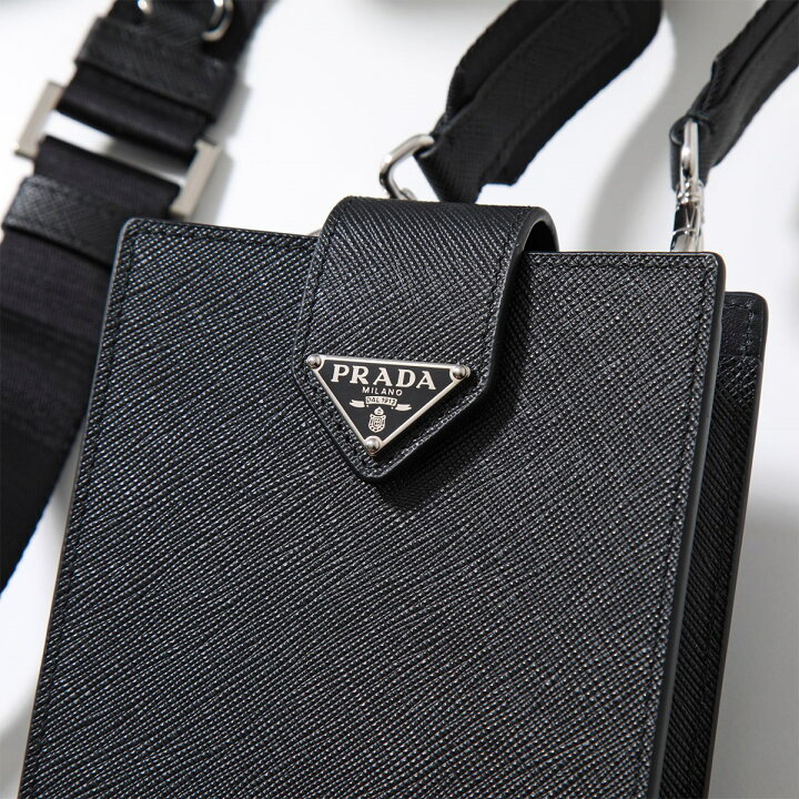 楽天市場】PRADA プラダ フォンケース 2ZH179 053 メンズ レザー 