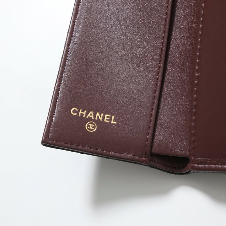 楽天市場】【4/15限定ポイント3倍】CHANEL シャネル 三つ折り財布  