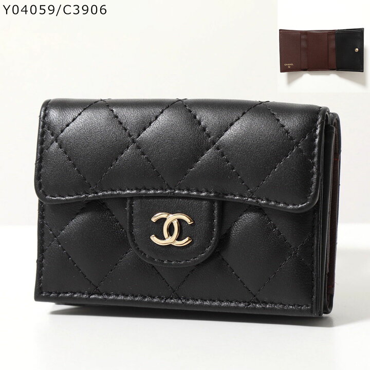 楽天市場】【4/15限定ポイント3倍】CHANEL シャネル 三つ折り財布  