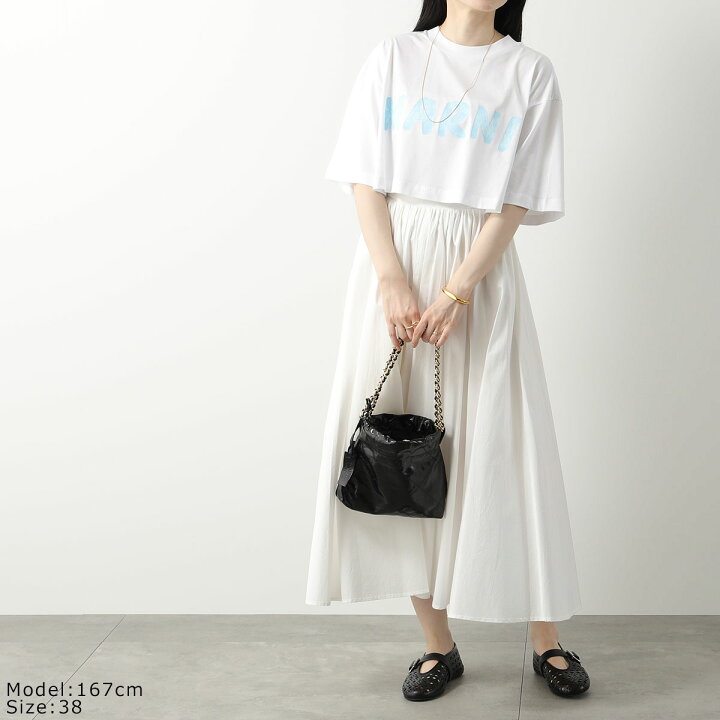 楽天市場】MARNI マルニ Tシャツ THJE0301P1 USCS11 レディース ロゴT 