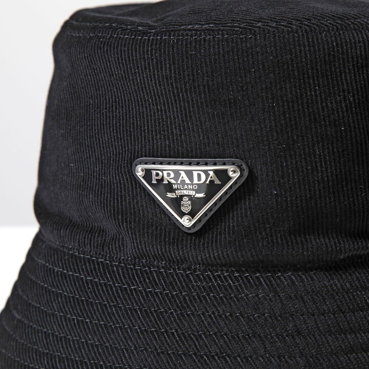 楽天市場】PRADA プラダ バケットハット 2HC137 1JHC メンズ 