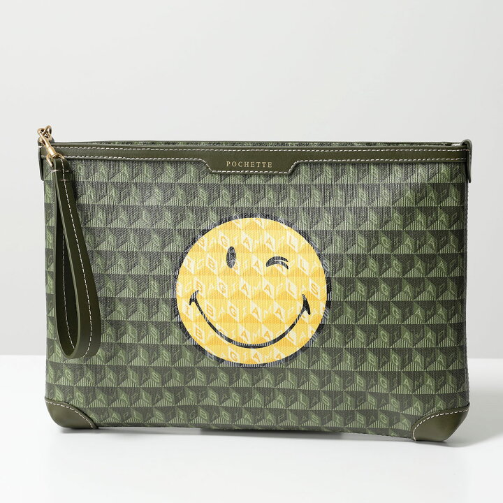 楽天市場】ANYA HINDMARCH アニヤハインドマーチ クラッチバッグ I am  