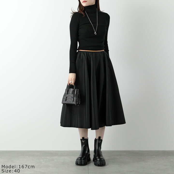 楽天市場】PRADA プラダ スカート 21C925 1WQ8 レディース Re-Nylon  