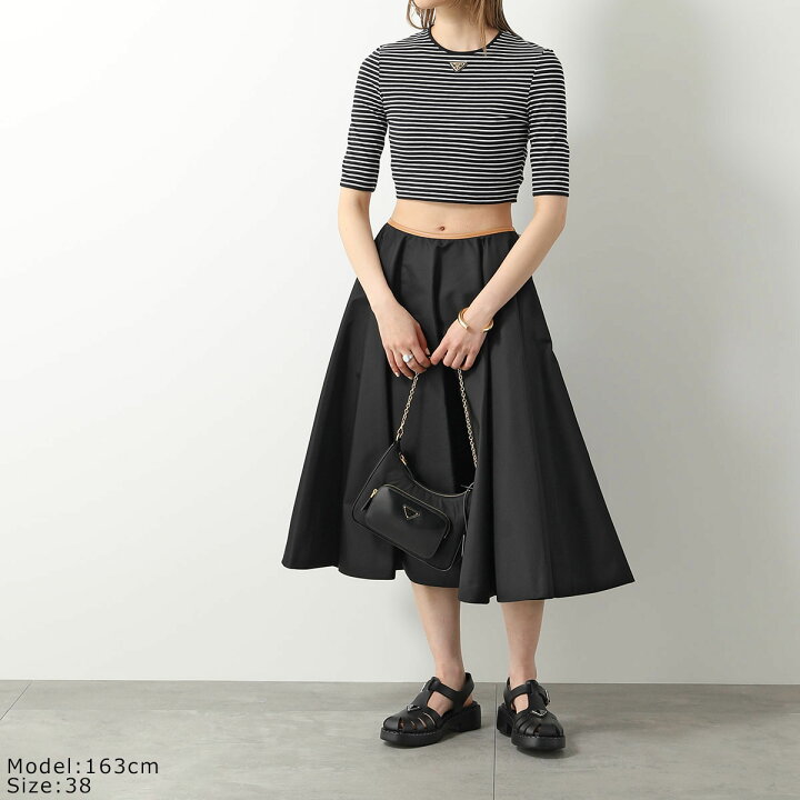 楽天市場】PRADA プラダ スカート 21C925 1WQ8 レディース Re-Nylon 