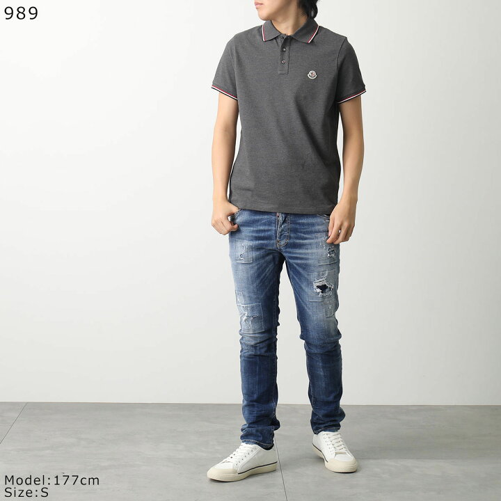 楽天市場】MONCLER モンクレール 8A70300 84556 カラー4色 POLO MANICA  
