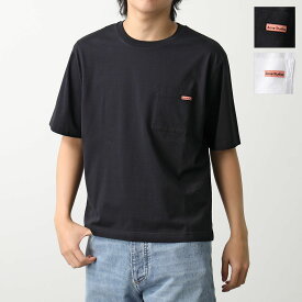 Acne Studios アクネストゥディオズ Tシャツ CL0219 FN-UX-TSHI000023 メンズ 半袖 カットソー 胸ポケット ちびロゴT クルーネック カラー2色