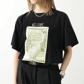 MM6 エムエムシックス メゾンマルジェラ Tシャツ SH0GC0013 S24312 レディース 半袖 カットソー クルーネック コットン ナンバーロゴT 900