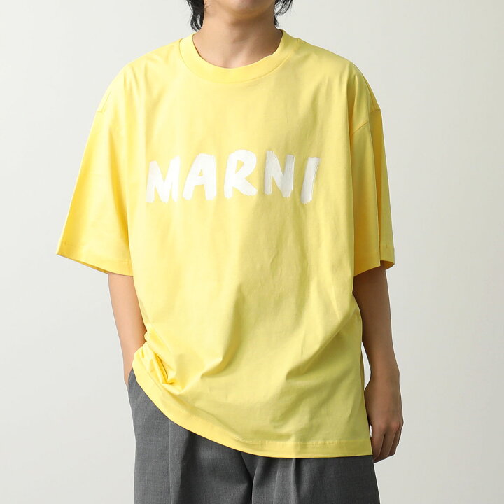 MARNI マルニ Tシャツ THJET49P13 USCX42 メンズ 盛り上がら 半袖 