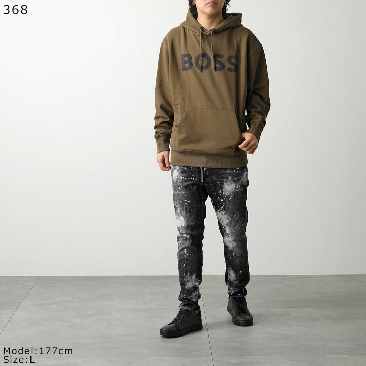 楽天市場】HUGO BOSS ヒューゴボス パーカー 50487134 メンズ ORANGE 
