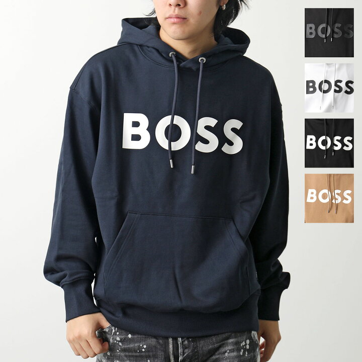 楽天市場】HUGO BOSS ヒューゴボス フーディ BLACK SULLIVAN 50496661 