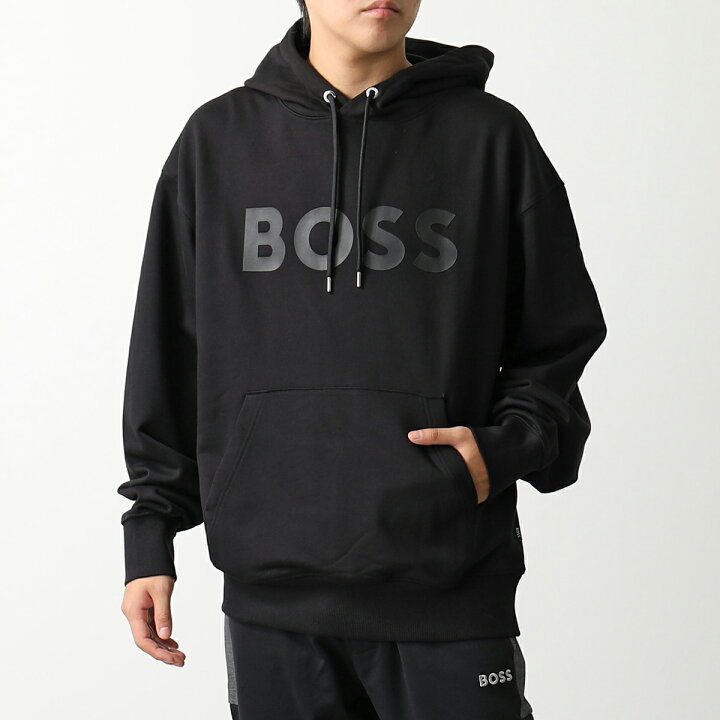 楽天市場】HUGO BOSS ヒューゴボス フーディ BLACK SULLIVAN 50496661 